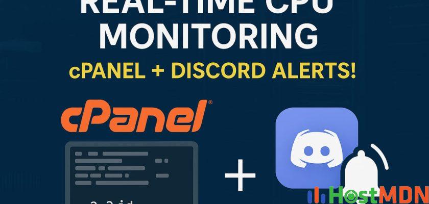 How to Monitor cPanel CPU Usage in Real-Time and Send Alerts to Discord